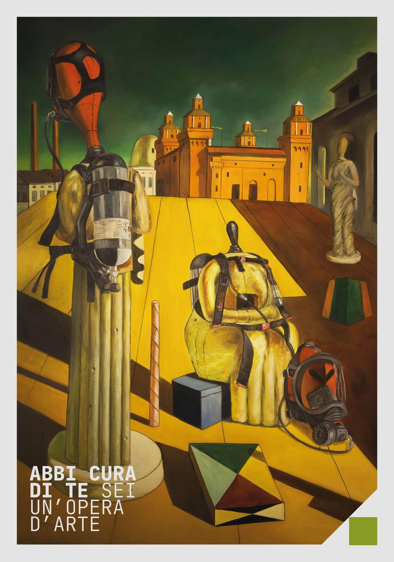 Poster raffigurante le varie opere di Abbi Cura Di Te, Sei Un'Opera D'Arte®