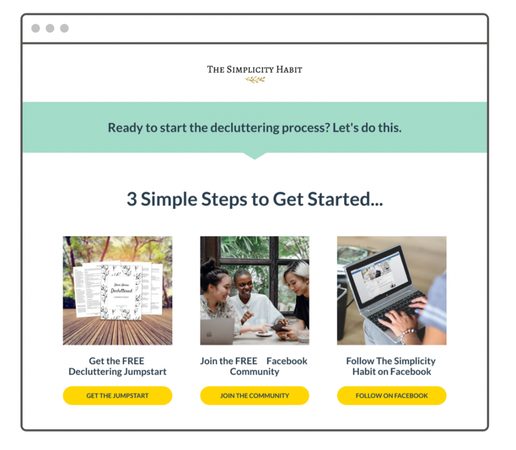 How The Simplicity Habit Used Leadpages to Triple Their Income