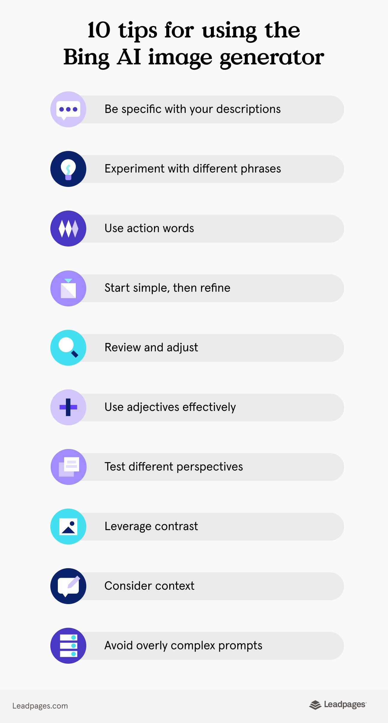 Using Bing AI Image Generator | Leadpages | Leadpages