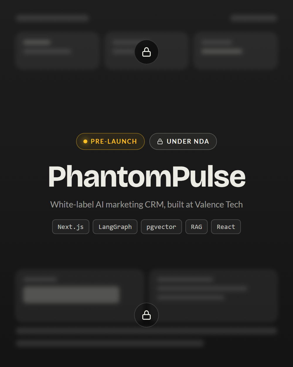 PhantomPulse cover: pre-launch, under NDA