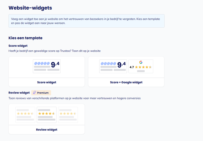 Hoe plaats je de Trustoo-widget op je Wordpress website?