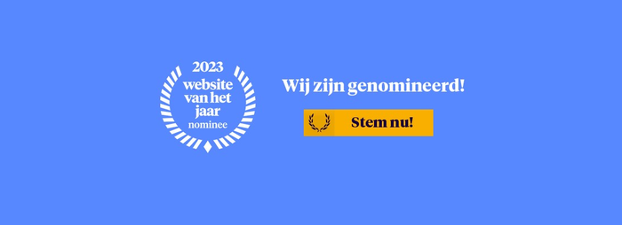 Trustoo genomineerd voor Website van het Jaar 2023