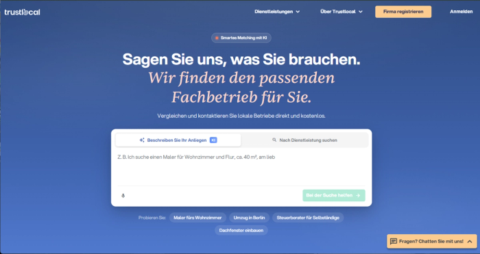 Neue KI-Funktionen von Trustlocal: mehr Chancen für Ihr Unternehmen