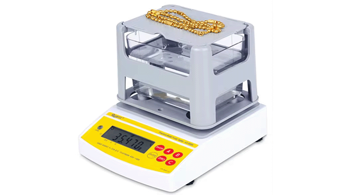 gold balance or density scale