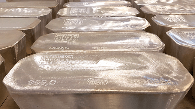 LBMA 1000 oz silver bars stored at The Safe House vault in Singapore