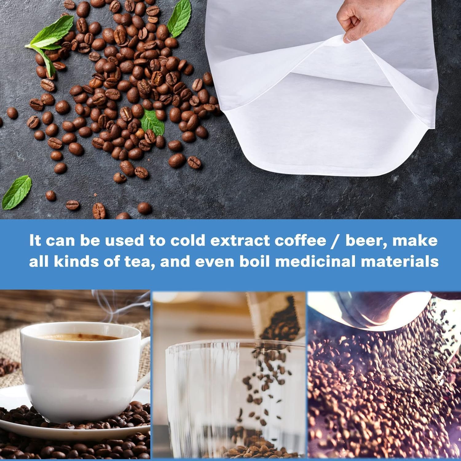 100 Pack Cold Brew Coffee Filters Review: Quality & Convenience thumbnail 4