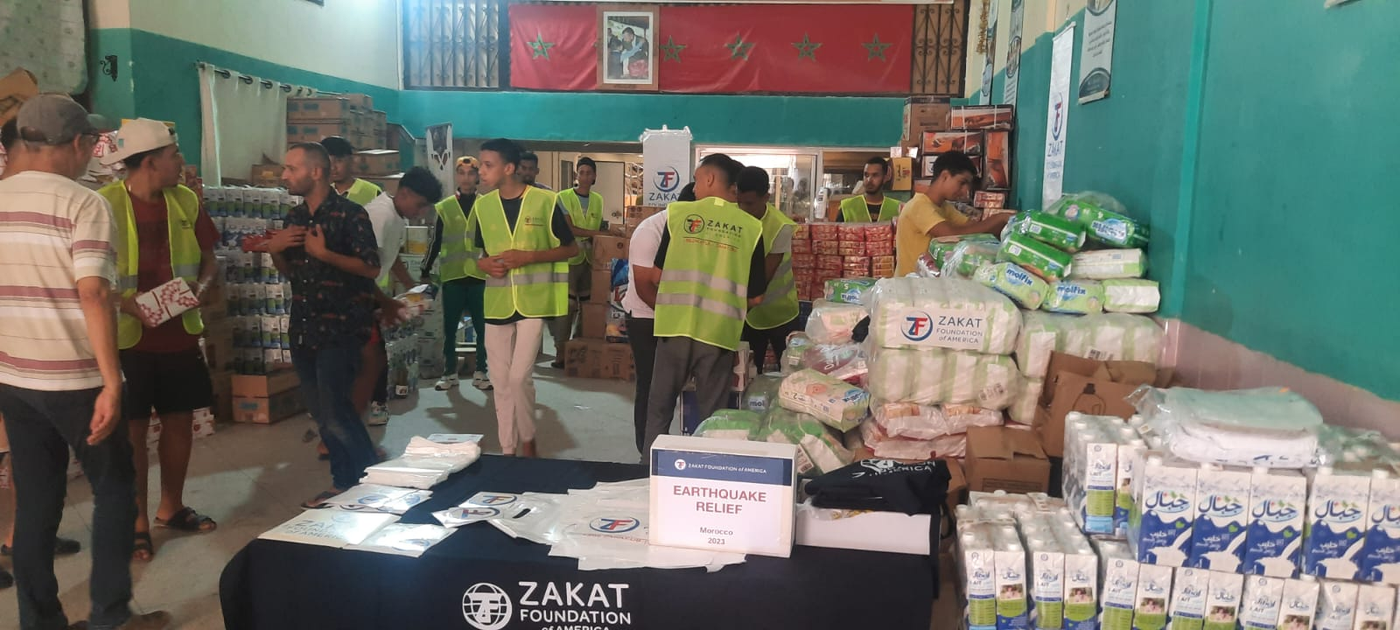 Google SERP on Zakat Foundation of America Morocco Earthquake Relief  