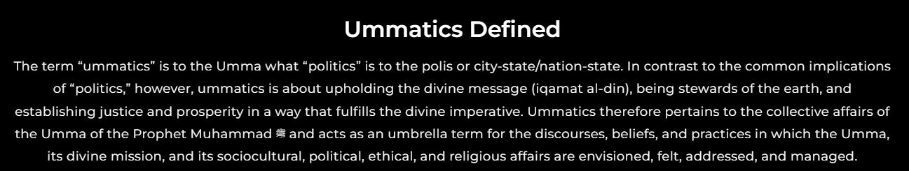 Ummatics