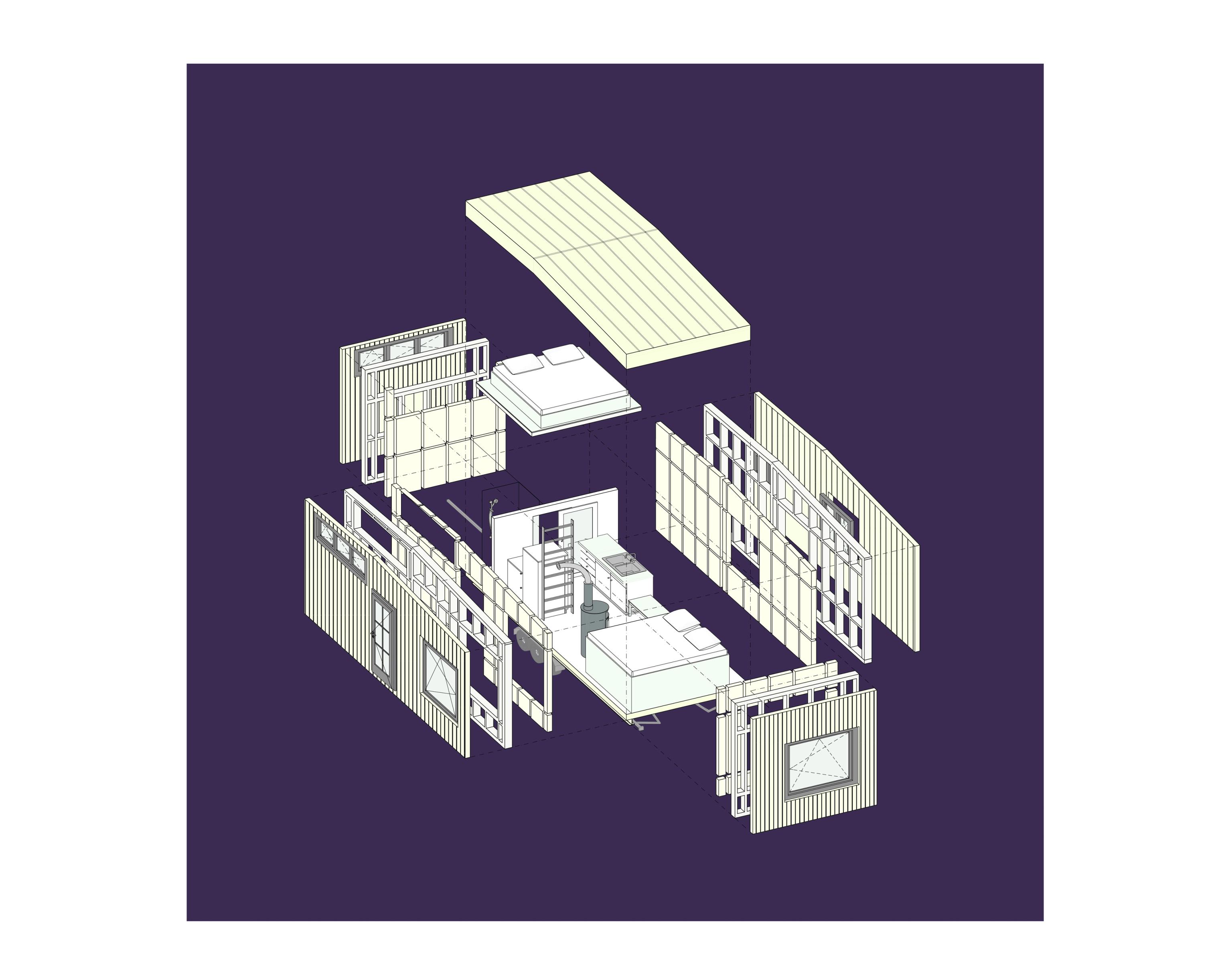 Exploded Axonometric Drawing