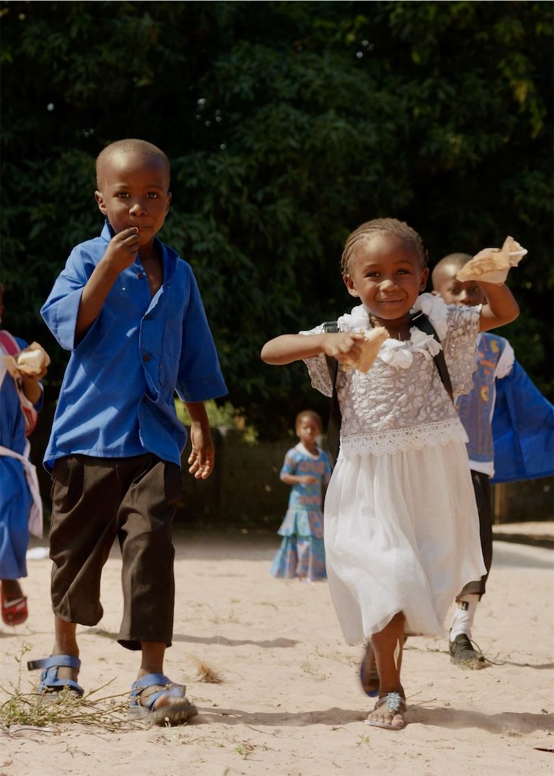 Gambian kids playing