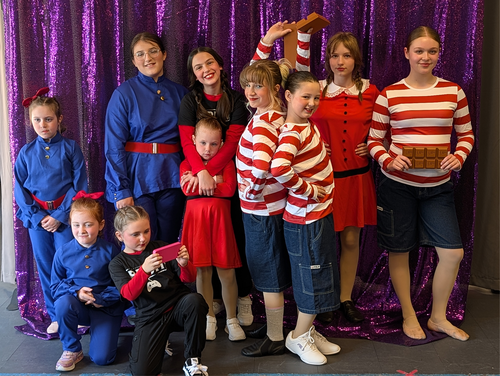 Performance dance team at Ovation School of Dance