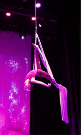 Aerial silks classes at Uplift Acrobatics and Dance · Springfield, VT