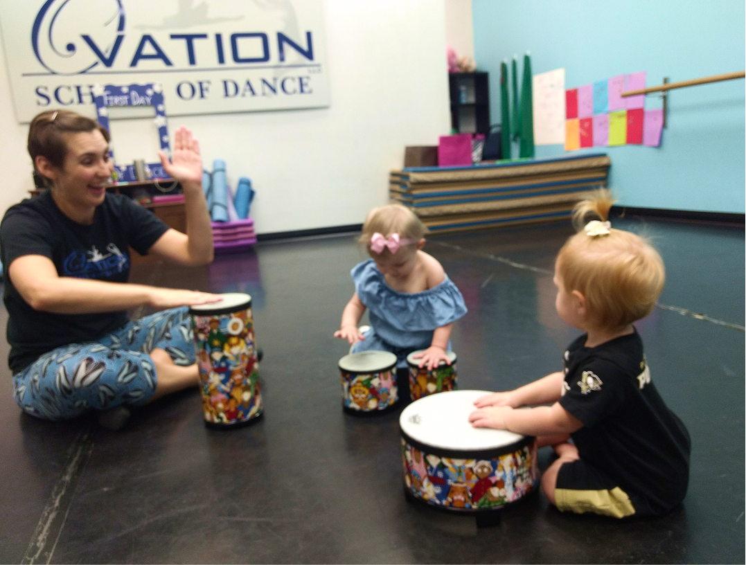 Preschool dance lessons ages 1-5 at Ovation School of Dance