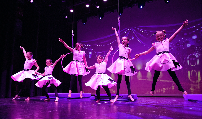 Annual recital performances at Uplift Acrobatics and Dance · Springfield, VT