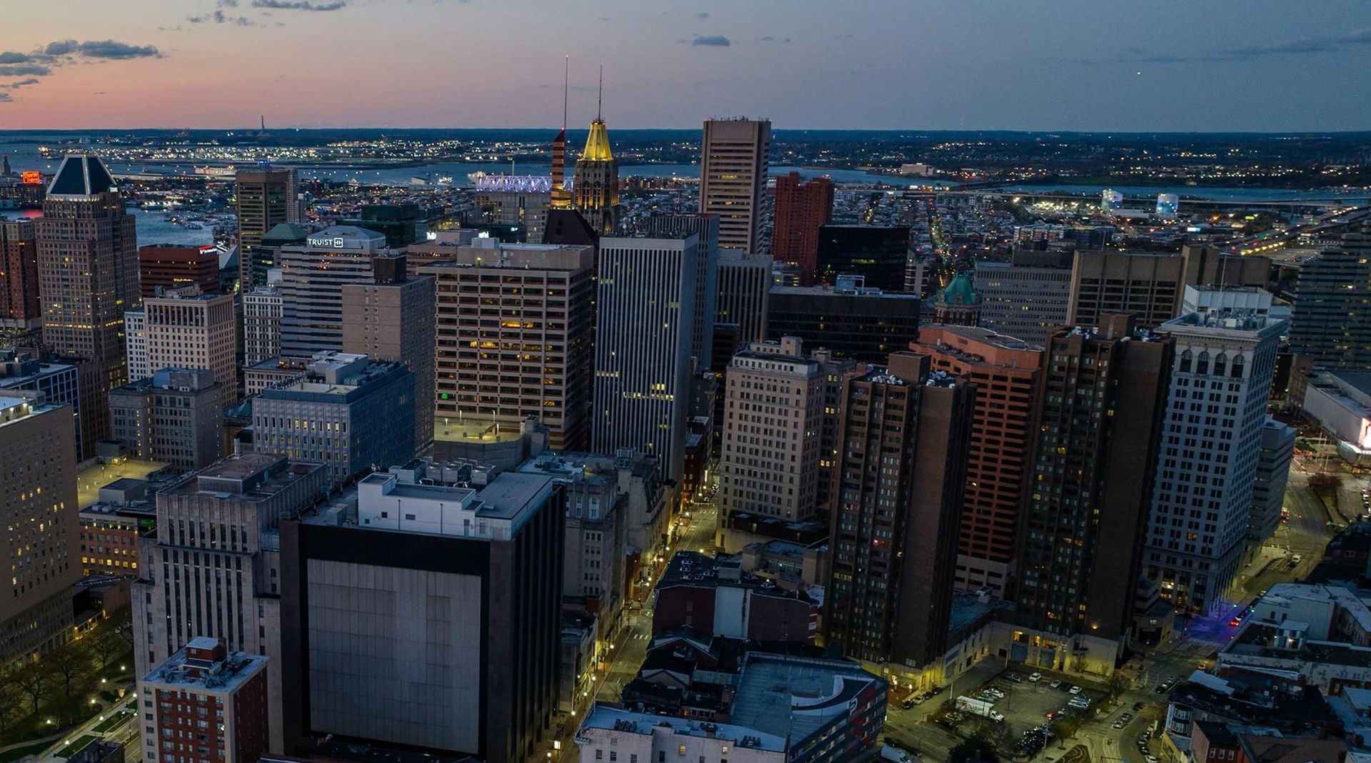 Baltimore Skyline at dusk