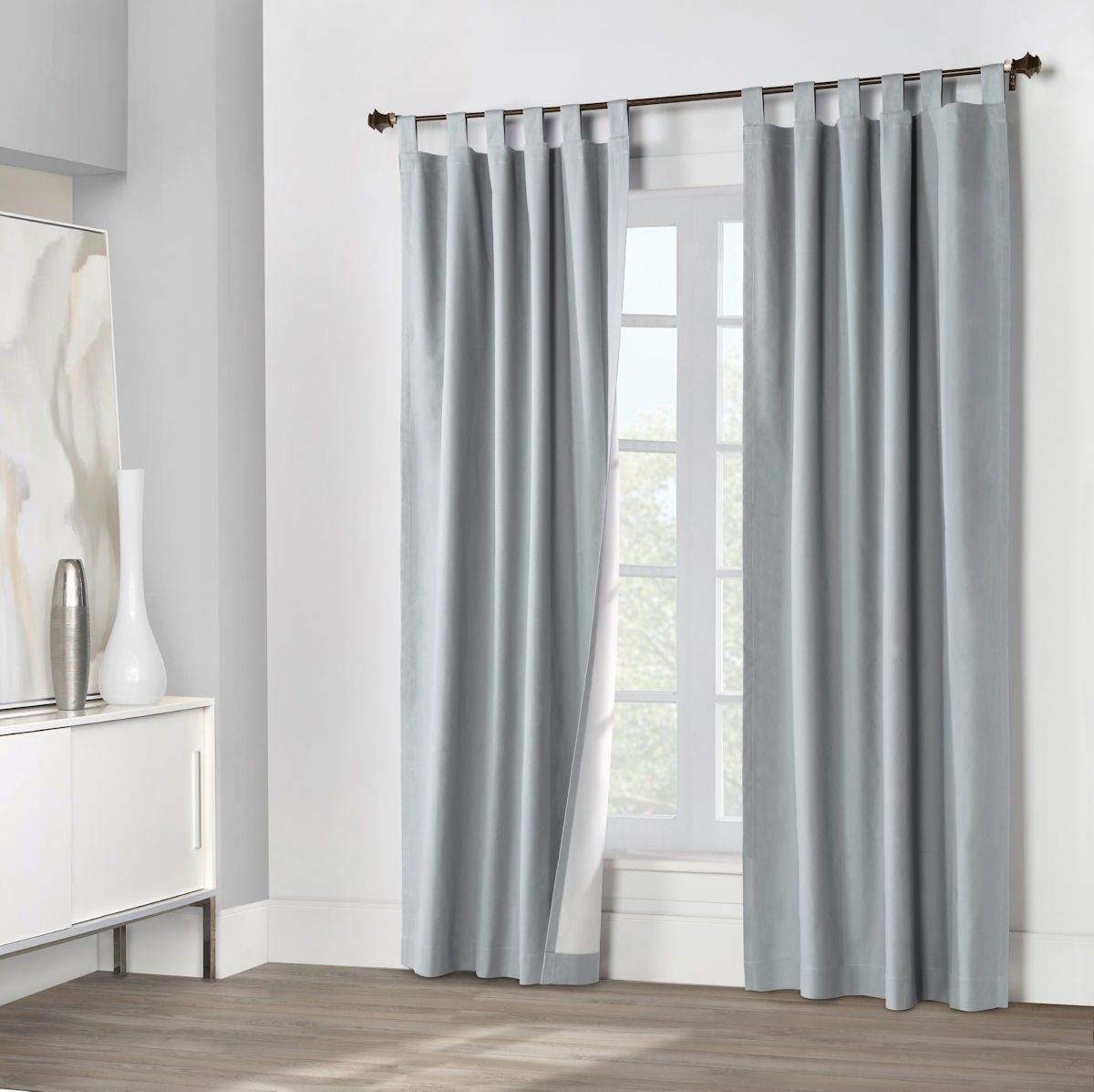 Insulated curtains keep your home warmer