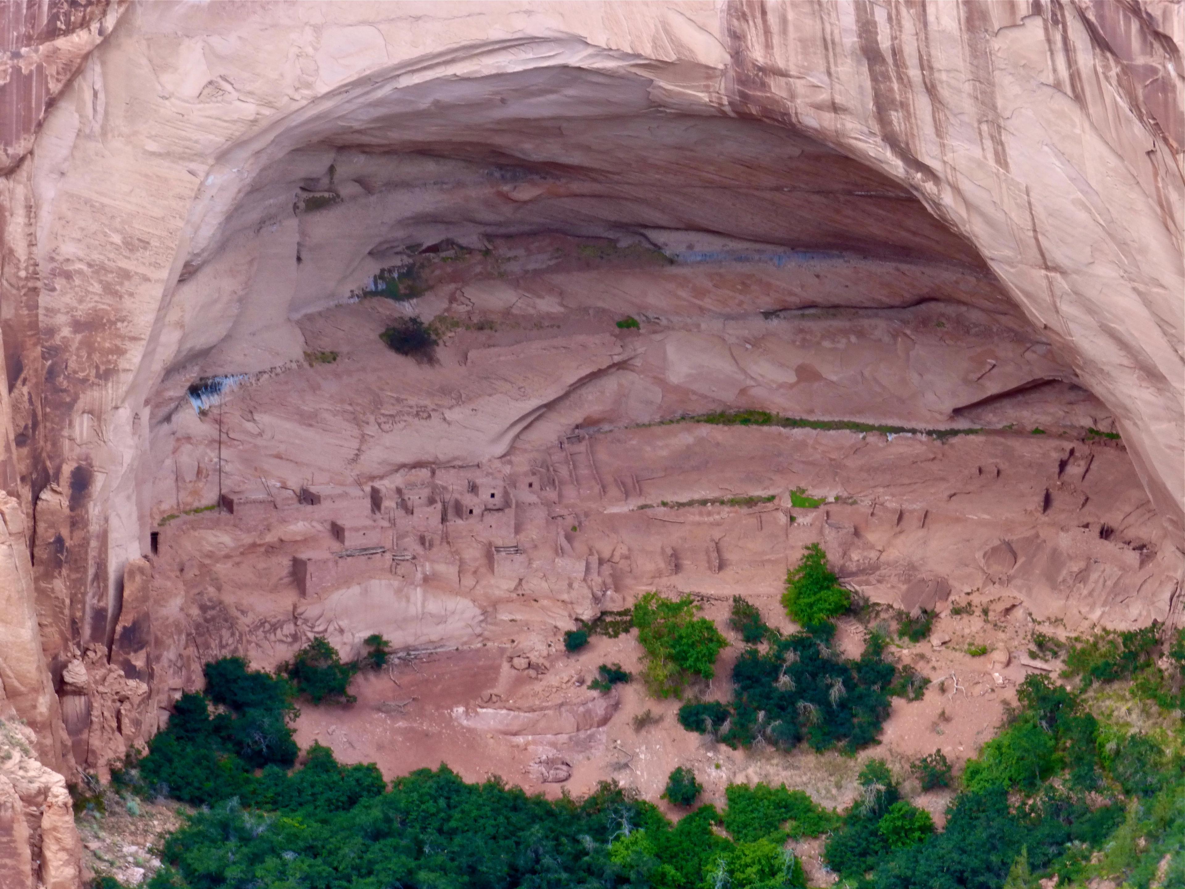 Closeup of Betakin Ruin at Navajo National Monument.