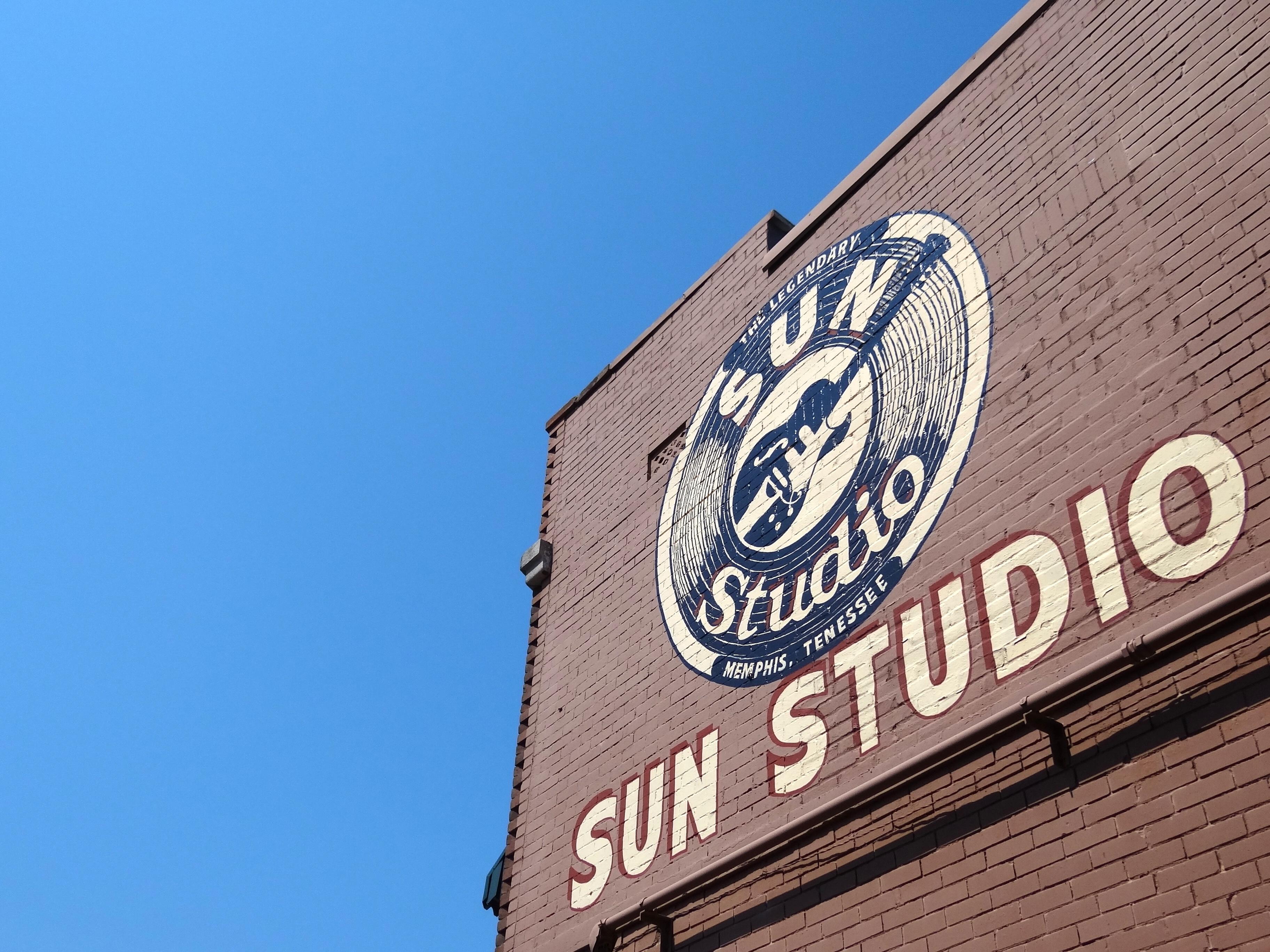 Facade of Sun Studio - Memphis - Tennessee - USA.