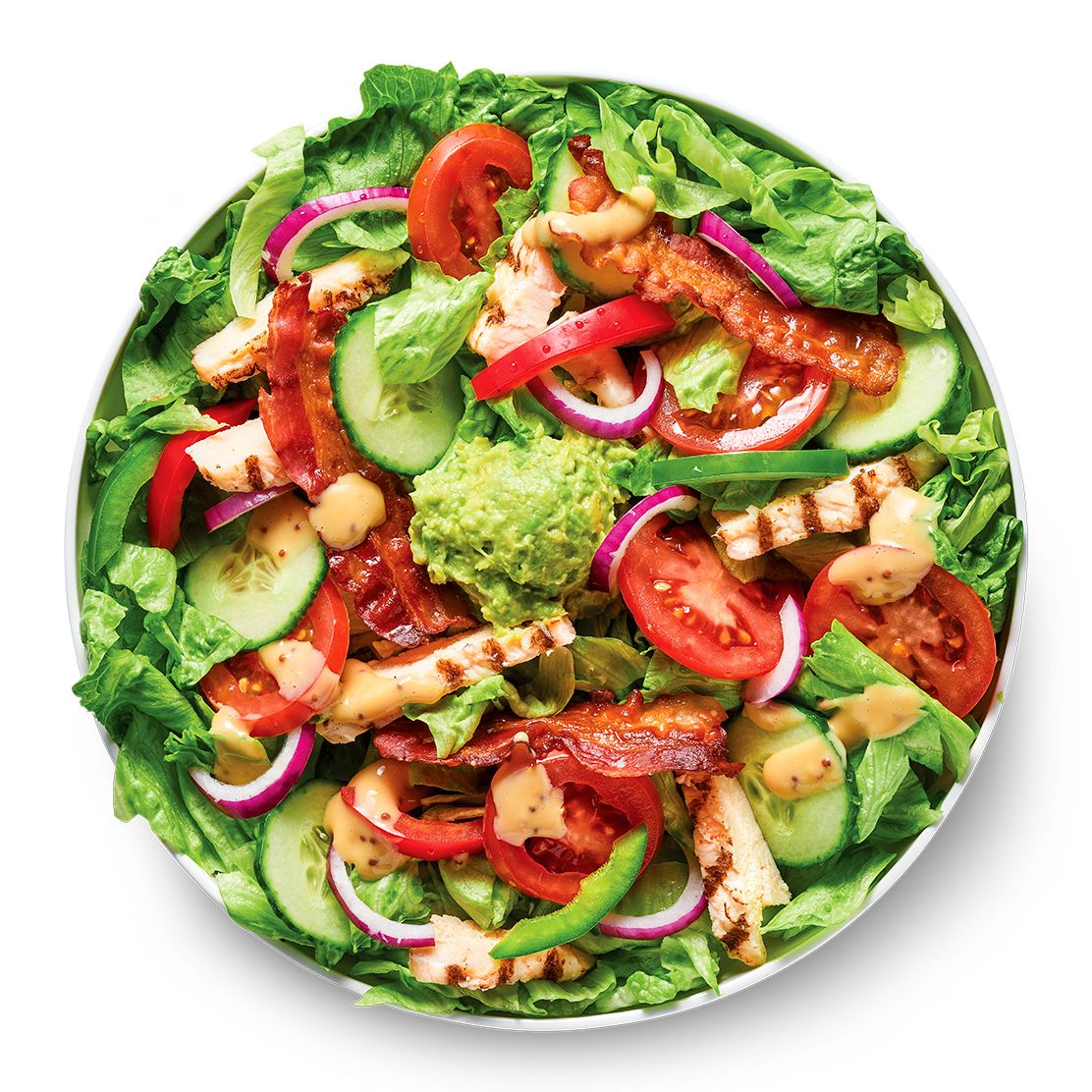 Salat - Chicken Bacon Guacamole