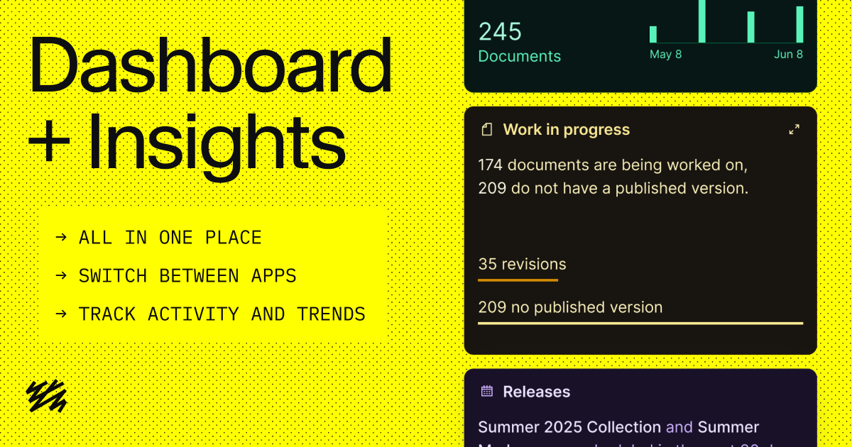 Dashboard and Insights: your new content HQ