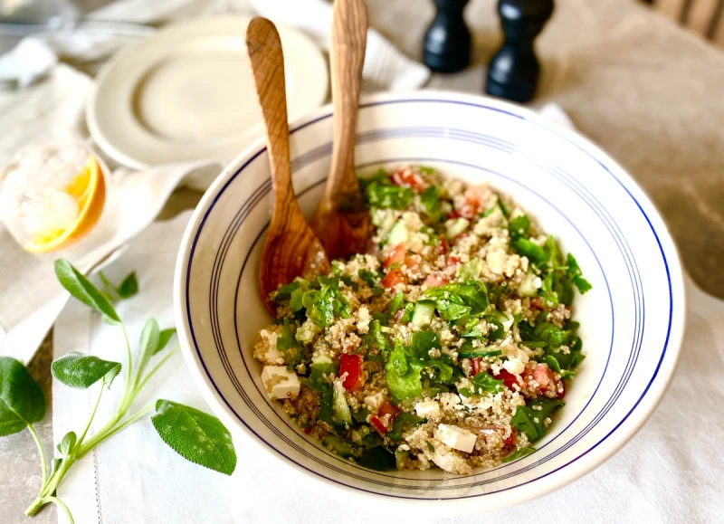 Easy Quinoa Salad with Feta