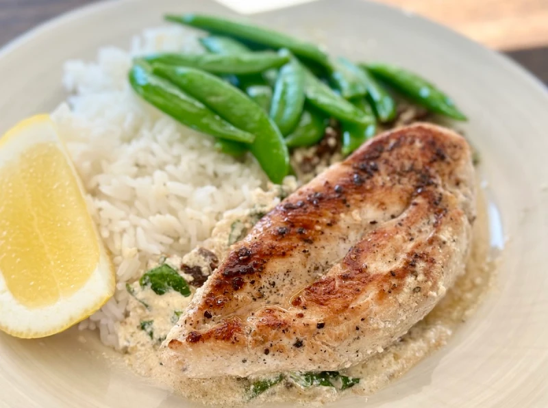 Chicken in Mustard & Sun-Dried Tomato Sauce
