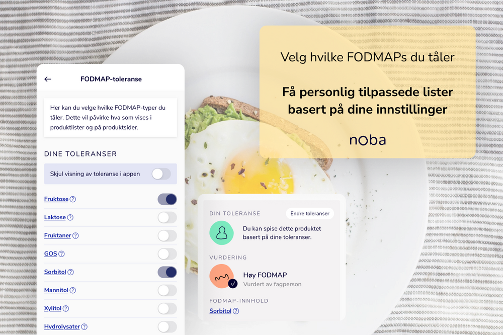 Spis variert med tilpassede filter