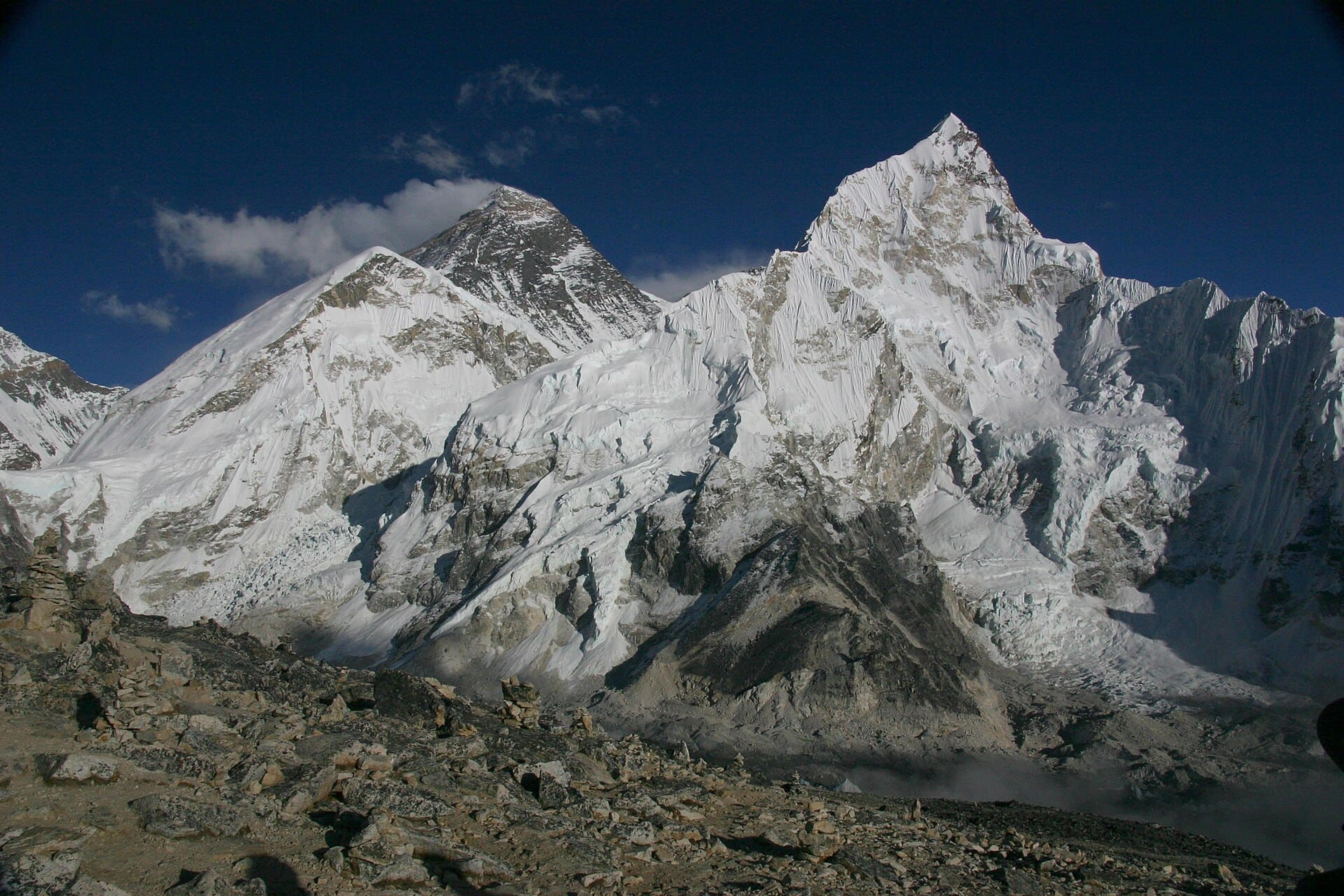 Mount Everest and Nuptse from Kala Patthar, Nepal