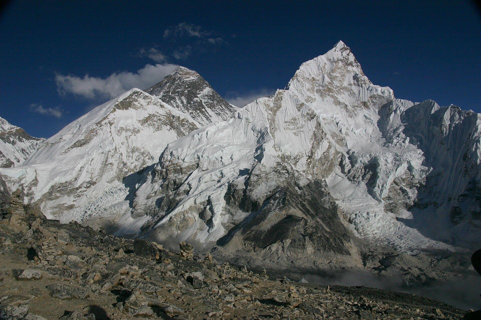 Mount Everest and Nuptse from Kala Patthar, Nepal