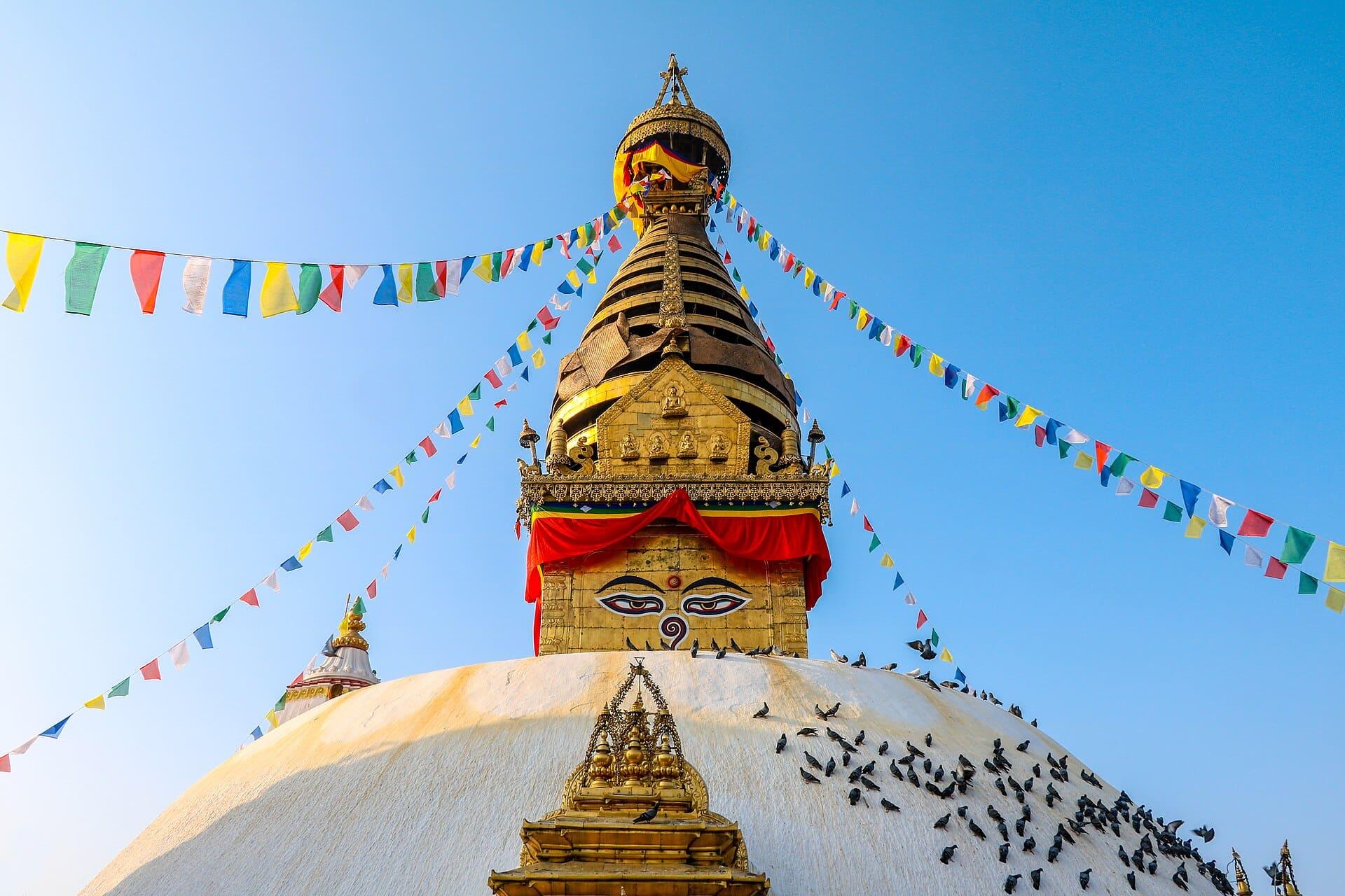 Swayambhunath temple - an ancient religious architecture of Nepal
