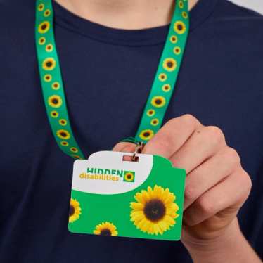 Sunflower lanyard