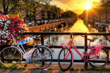 Amsterdam - Sunshine - Bikes