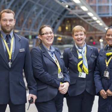 London St Pancras-Eurostar-Q2-2014 28 - staff - people