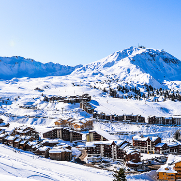 Snow on the French Alps