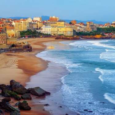 Biarritz beach