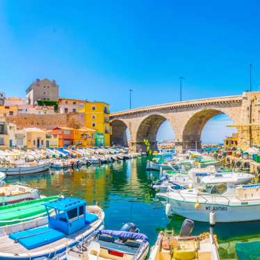 Vallon des Auffes port in Marseille, France 