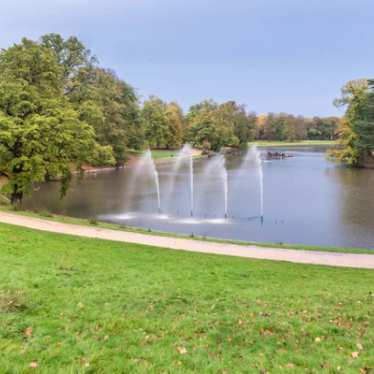 The park of Bois de la Cambre, Brussels, Belgium