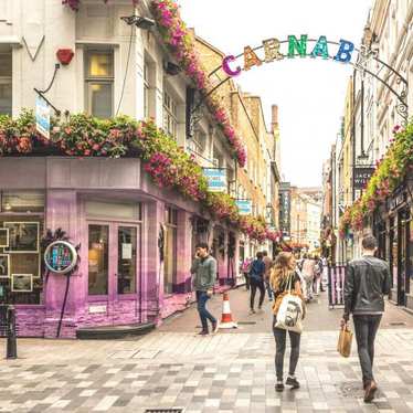 Shoppers at Carnaby Street 