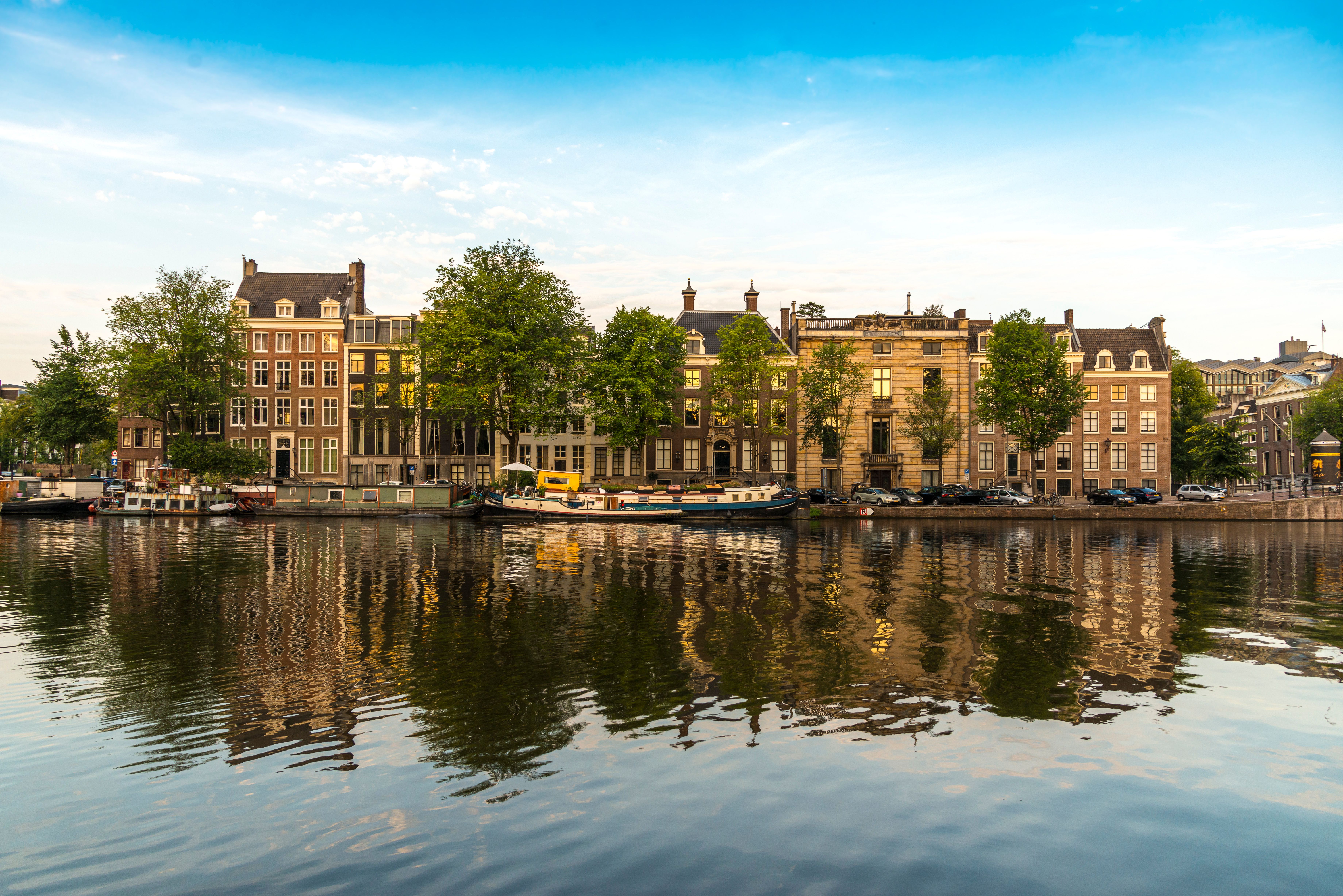 Amsterdam - canalside - summer