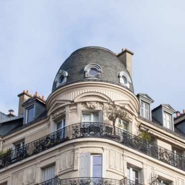 Paris city breaks - roof of a beautiful hotel