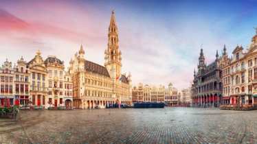 travel from london to belgium by coach