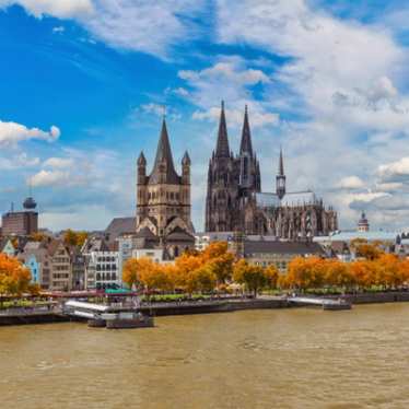 Cologne Cathedral in autumn