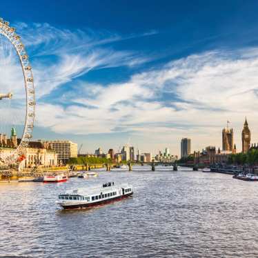 London Eye and Big Ben in London