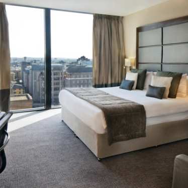 Superior room with view at the Leonardo Royal hotel London Tower bridge