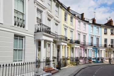 Notting Hill pastel houses