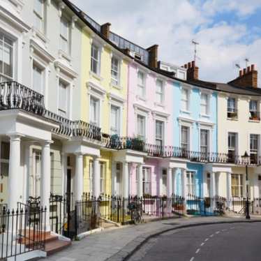 Notting Hill pastel houses