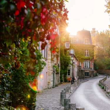 Montmartre, Paris, autumn