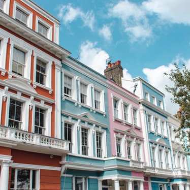 Nottinghill - Colourful houses - Summer