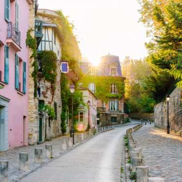 Montmartre, Paris, summer