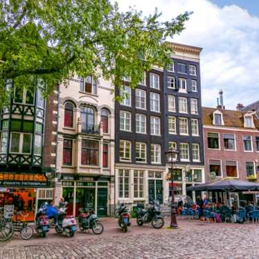Townhouses in Amsterdam, the Netherlands